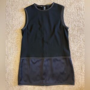 🇮🇹❤️ Narciso Rodriguez Black Wool Silk Sleeveless Top S EUC Old Money Luxury